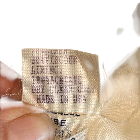 Vintage Gruppo Americano studio Cream Double-Breasted Blazer resortwear coastal - Picture 12 of 15